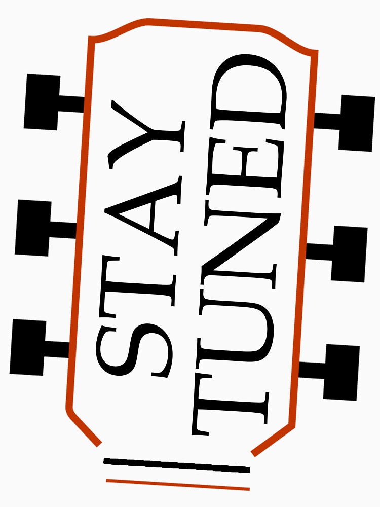Thumbnail 7 of 7, Classic T-Shirt, Stay Tuned Guitar Headstock designed and sold by 6tuningpegs.