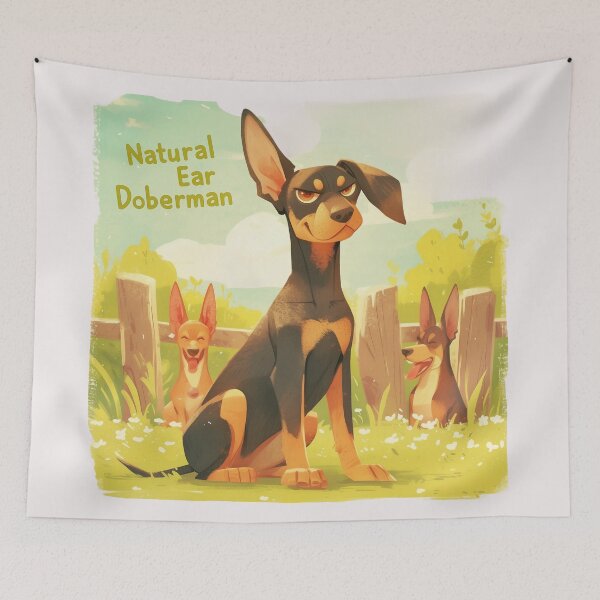 Item preview, Natural ear Doberman inspired designed and sold by Nowshin Tasnim.