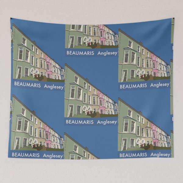 Item preview, Victorian Terraces ~ Beaumaris, Anglesey, Wales designed and sold by Alchersone-Art.