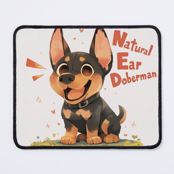Item preview, Natural ear Doberman inspired designed and sold by Nowshin Tasnim.