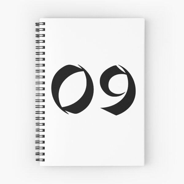 Item preview, 09, nine, black, shangai designed and sold by Numbers-Art.