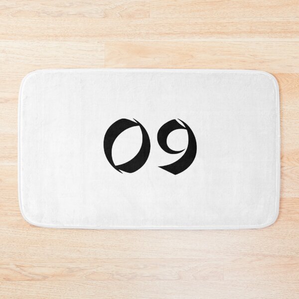 Item preview, 09, nine, black, shangai designed and sold by Numbers-Art.