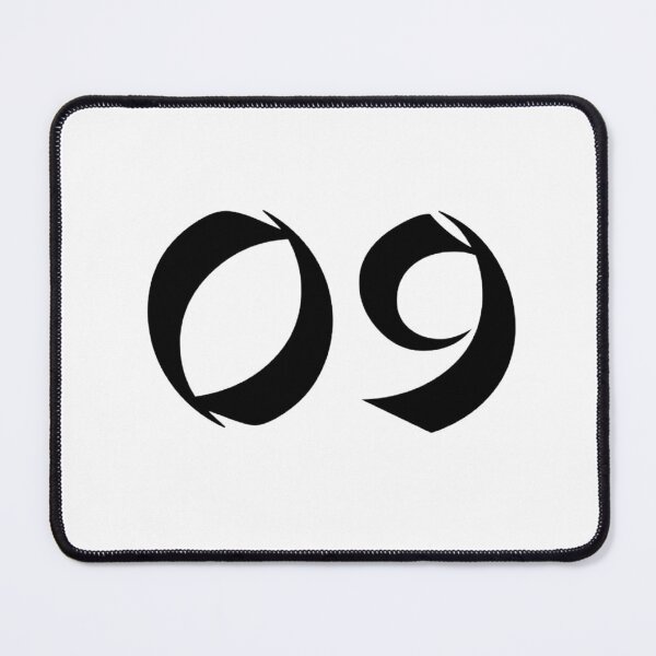 Item preview, 09, nine, black, shangai designed and sold by Numbers-Art.