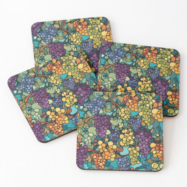 Item preview, Abstract Colorful Grape Vines Pattern designed and sold by calibrit.