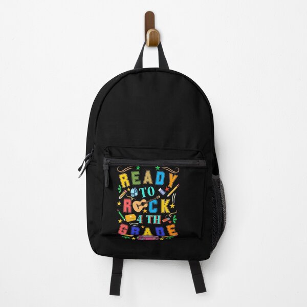 Item preview, Ready To Rock 4TH Grade Retro Typographic Colorful Back to School Design designed and sold by Raise2Shine.