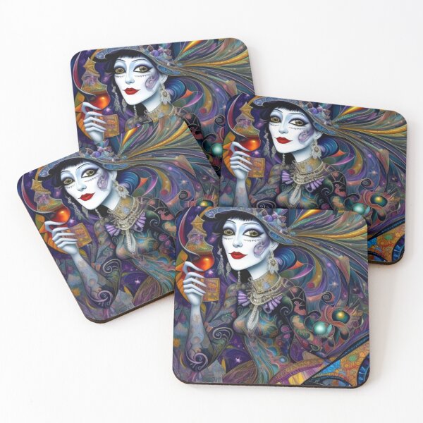 Item preview, Classic Abstract Witch Art designed and sold by TheDarkWardrobe.
