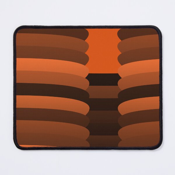 Item preview, Varying Orange Wave Lines Parallel Wavy Strips designed and sold by EvergreenMotifs.