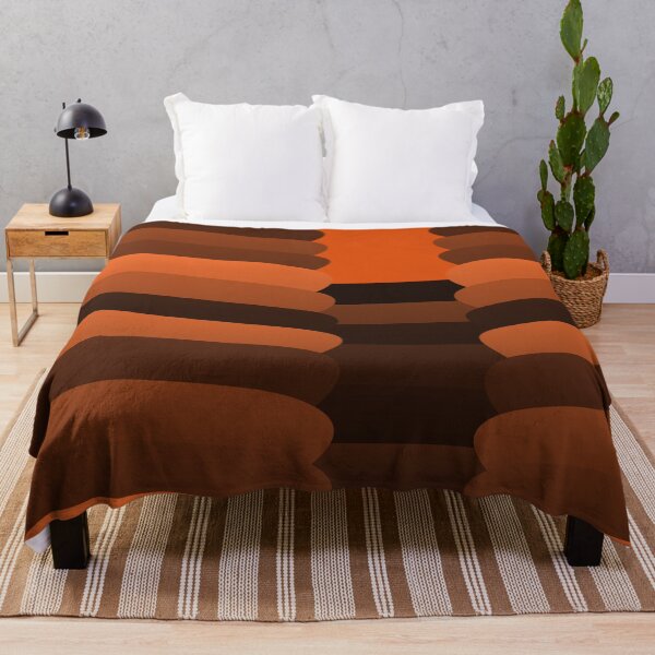 Item preview, Varying Orange Wave Lines Parallel Wavy Strips designed and sold by EvergreenMotifs.