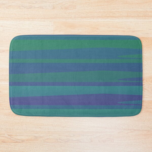 Item preview, Varying Blue Green Wave Lines Parallel Wavy Strips designed and sold by EvergreenMotifs.