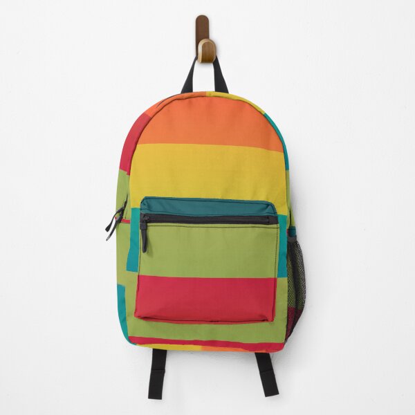 Item preview, Rainbow Multicolor Varied Striped Lines Parallel Color Strips designed and sold by EvergreenMotifs.