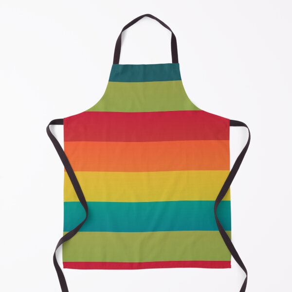Item preview, Rainbow Multicolor Varied Striped Lines Parallel Color Strips designed and sold by EvergreenMotifs.