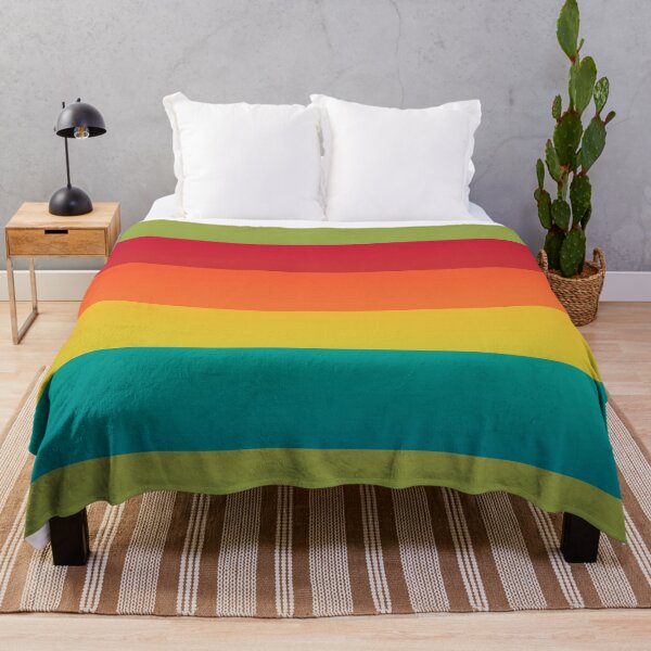 Item preview, Rainbow Multicolor Varied Striped Lines Parallel Color Strips designed and sold by EvergreenMotifs.
