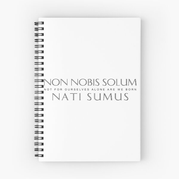 Item preview, Latin Inspirational Quote: Non Nobis Solum Nati Sumus (Not For Ourselves Alone Are We Born) designed and sold by Elvin Dantes.