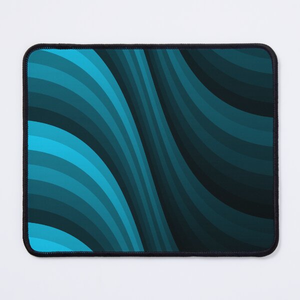 Item preview, Varying Blue Wave Lines Parallel Wavy Strips designed and sold by EvergreenMotifs.