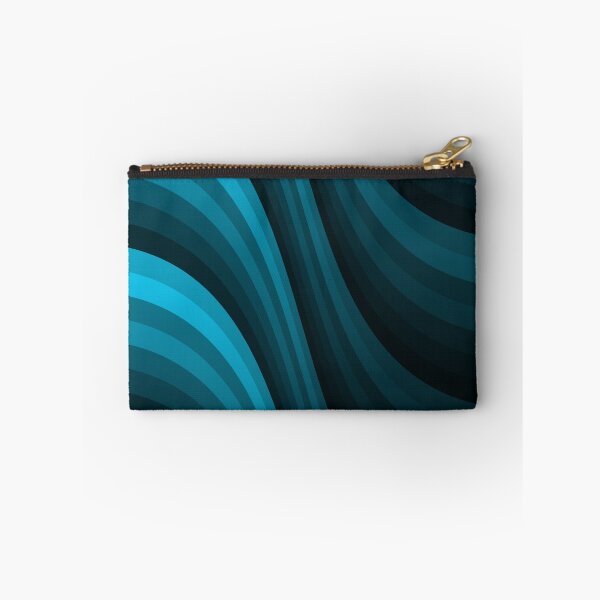 Item preview, Varying Blue Wave Lines Parallel Wavy Strips designed and sold by EvergreenMotifs.