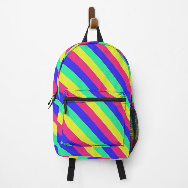 Item preview, Rainbow Colored Varying Wave Lines Parallel Wavy Strips designed and sold by EvergreenMotifs.