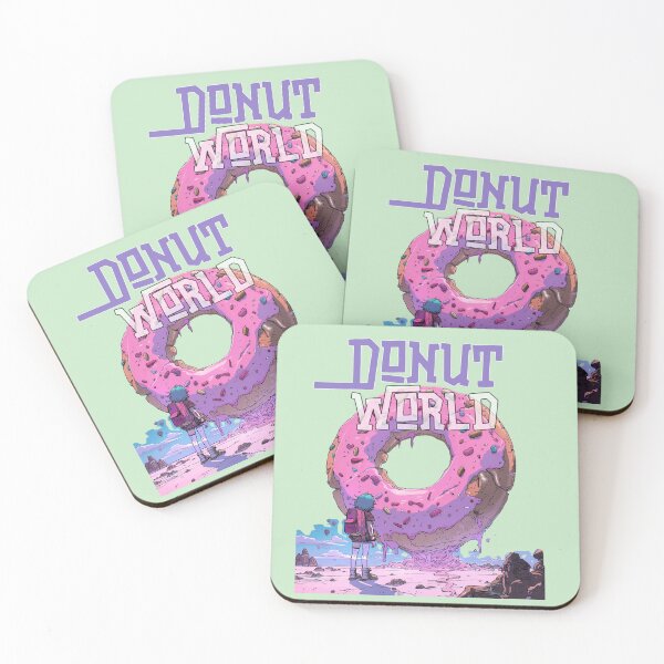 Item preview, DONUT WORLD: graphic novel cover  designed and sold by Zen Candy 3000 Travis Nicholas Zariwny.