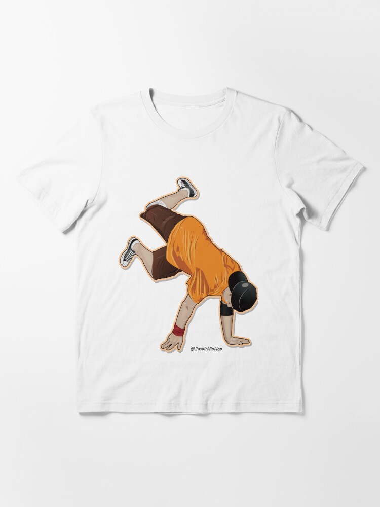 Alternate view of Old School B-Boy Character - HipHop Essential T-Shirt