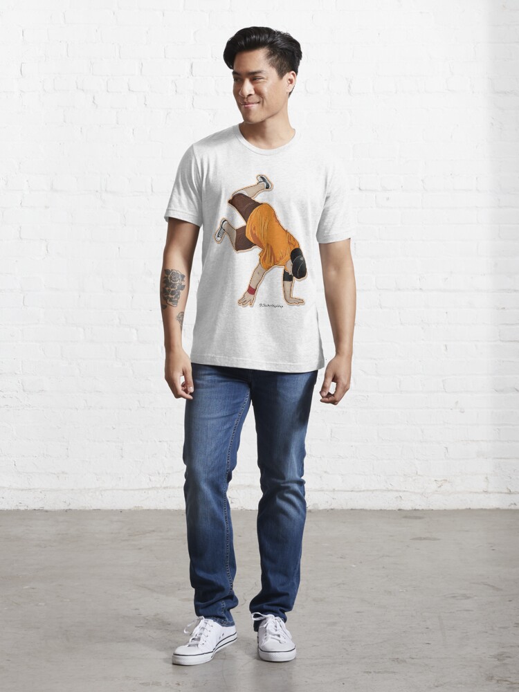Alternate view of Old School B-Boy Character - HipHop Essential T-Shirt