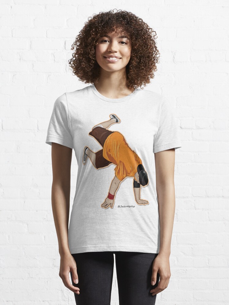 Alternate view of Old School B-Boy Character - HipHop Essential T-Shirt