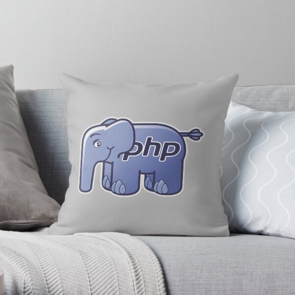 PHP Elephant Throw Pillow