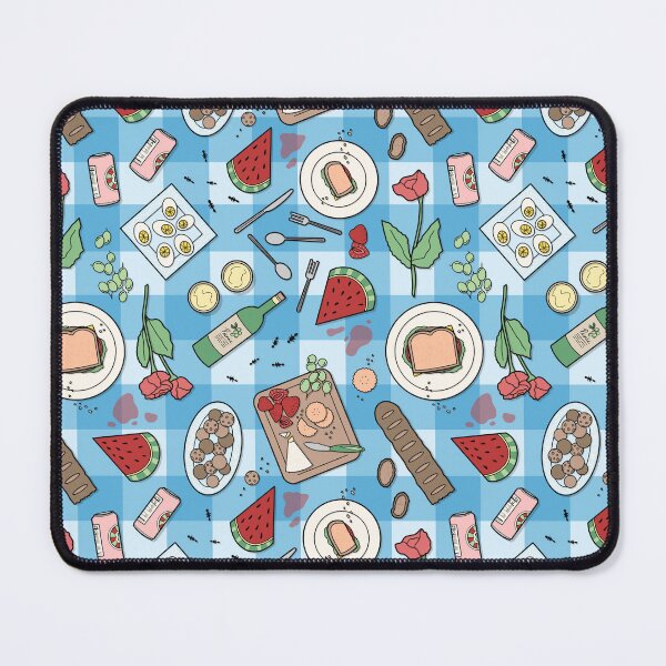 Item preview, Blue Plaid Summer Picnic designed and sold by sustainablyjill.