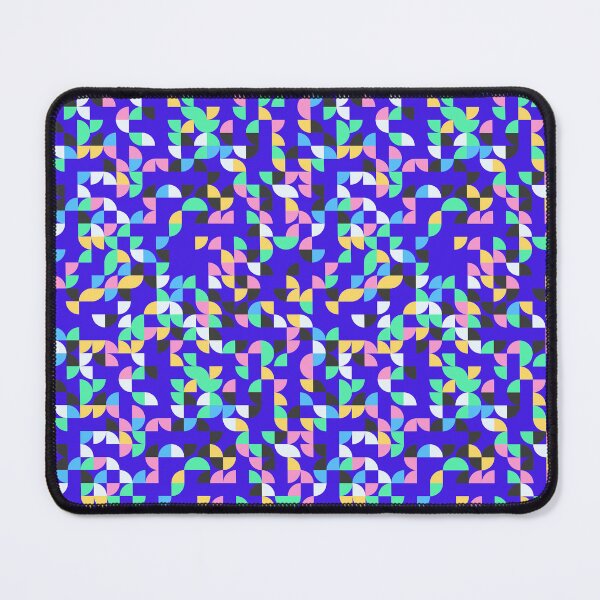 Item preview, Random Multicolor Abstract Symbols Purple Tone With Geometry designed and sold by EvergreenMotifs.