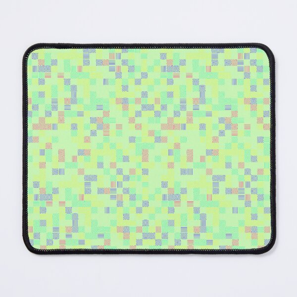 Item preview, Random Multicolor Abstract Symbols Mint Tone With Geometry designed and sold by EvergreenMotifs.