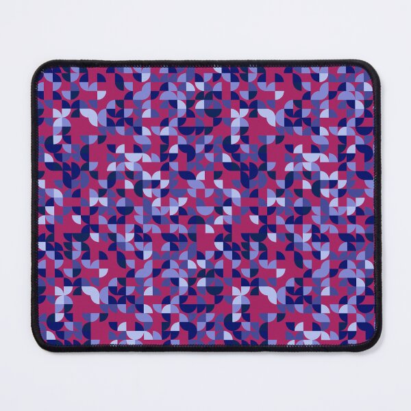Item preview, Random Multicolor Abstract Symbols Pink Tone With Geometry designed and sold by EvergreenMotifs.
