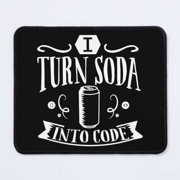 Item preview, Soda Into Code Software Engineer Coder Funny Programming designed and sold by farhanhafeez.