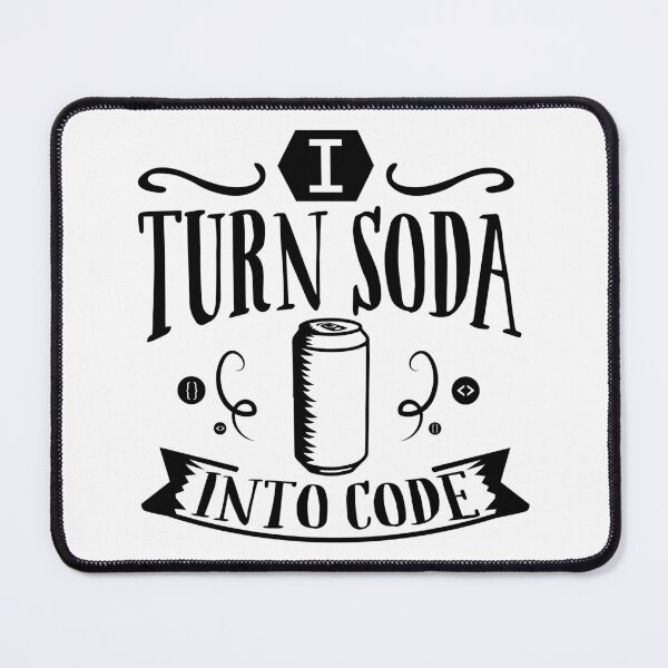 Item preview, Soda Into Code Software Engineer Coder Funny Programming designed and sold by farhanhafeez.