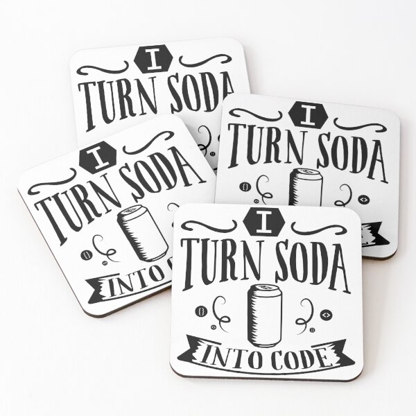 Item preview, Soda Into Code Software Engineer Coder Funny Programming designed and sold by farhanhafeez.