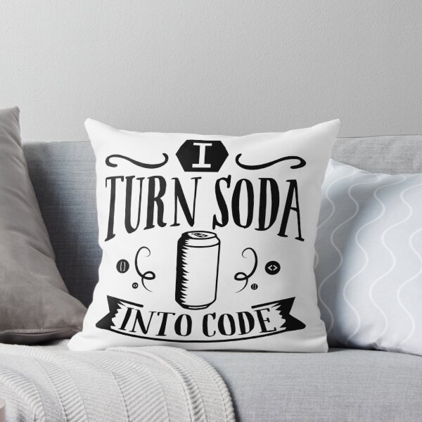 Aperçu de l'œuvre Soda Into Code Ingénieur logiciel Codeur Programmation drôle créée et vendue par farhanhafeez.
