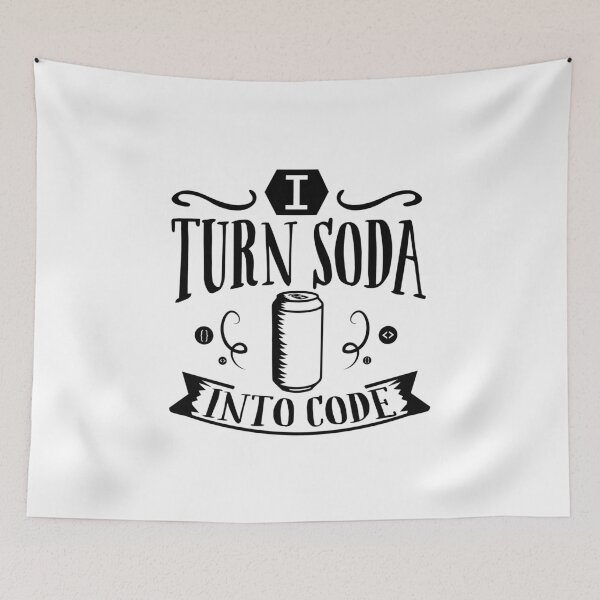 Item preview, Soda Into Code Software Engineer Coder Funny Programming designed and sold by farhanhafeez.