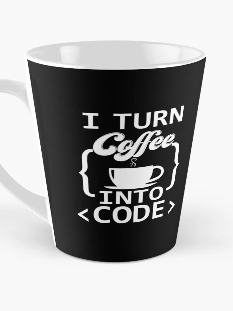 Thumbnail 3 of 4, Coffee Mug, Coffee Into Code Software Engineer Coder Funny Programming designed and sold by farhanhafeez.