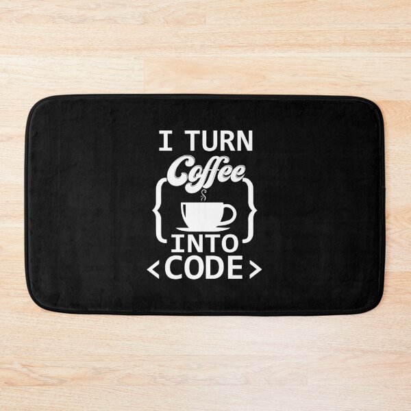 Item preview, Coffee Into Code Software Engineer Coder Funny Programming designed and sold by farhanhafeez.