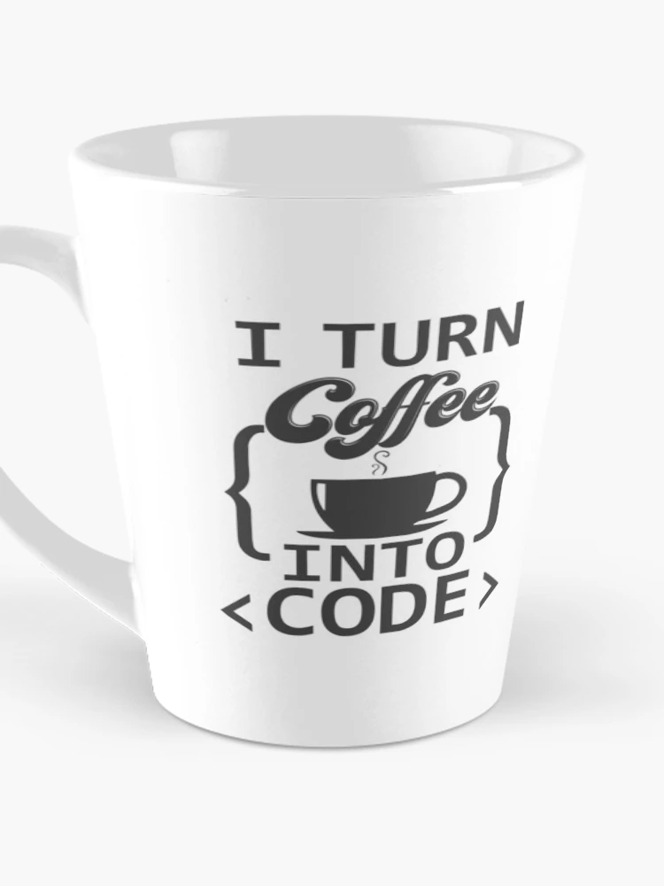 Thumbnail 3 of 4, Coffee Mug, Coffee Into Code Software Engineer Coder Funny Programming designed and sold by farhanhafeez.
