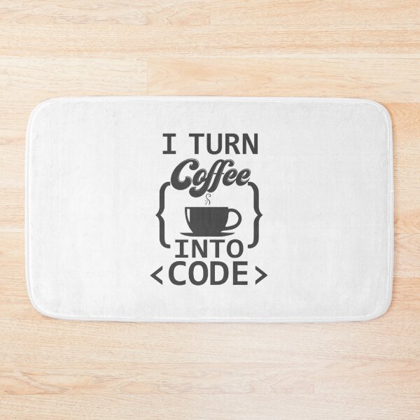 Item preview, Coffee Into Code Software Engineer Coder Funny Programming designed and sold by farhanhafeez.
