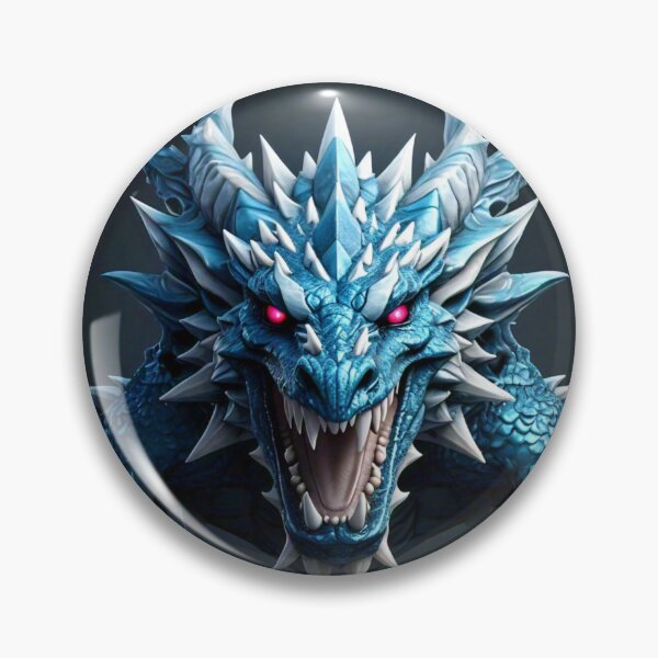 Artikelvorschau, Eisdrache entworfen und verkauft von Highhocreations.