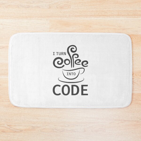 Item preview, Coffee Into Code Software Engineer Coder Funny Programming designed and sold by farhanhafeez.