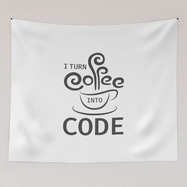 Item preview, Coffee Into Code Software Engineer Coder Funny Programming designed and sold by farhanhafeez.