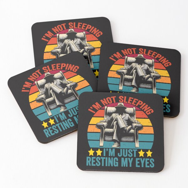 Item preview, Sleeping Resting Eyes Funny Dad Jokes father's day designed and sold by BOUCHERIT amine.