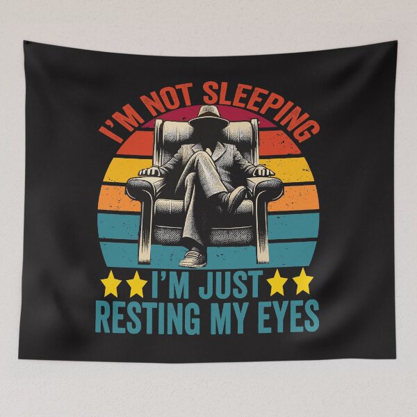 Item preview, Sleeping Resting Eyes Funny Dad Jokes father's day designed and sold by BOUCHERIT amine.
