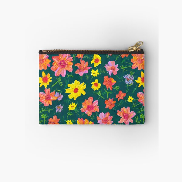 Item preview, Colourful flowers seamless pattern designed and sold by Fantacaroo Designs.