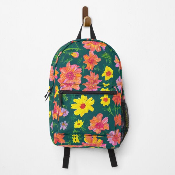 Item preview, Colourful flowers seamless pattern designed and sold by Fantacaroo Designs.