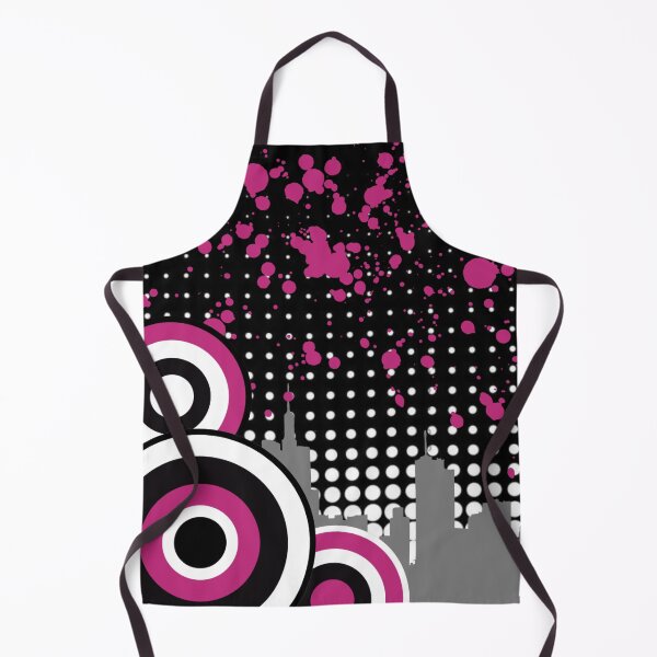 Item preview, black, white, and pink abstract frutiger metro pattern designed and sold by meuliasshop.