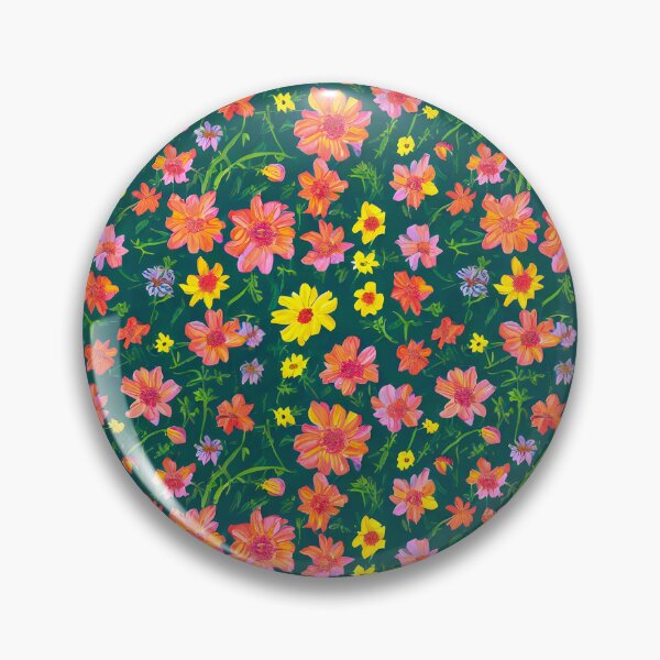 Item preview, Colourful flowers seamless pattern designed and sold by Fantacaroo Designs.