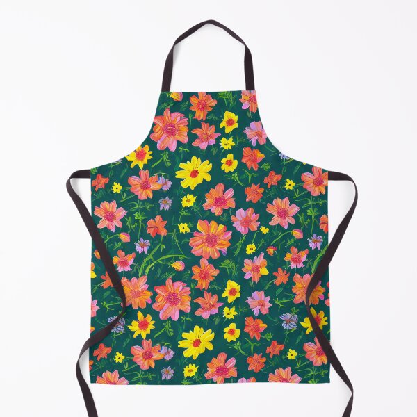 Item preview, Colourful flowers seamless pattern designed and sold by Fantacaroo Designs.