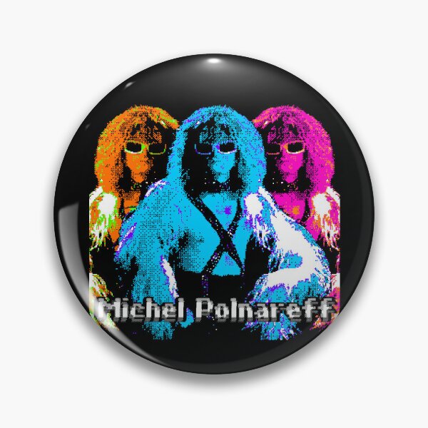 Item preview, Michel Polnareff Pixelated Print designed and sold by ThePr00gl0rd.