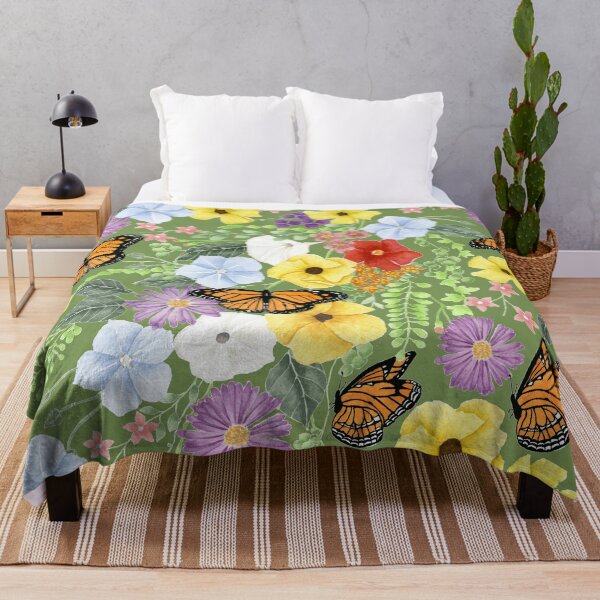 Item preview, Wildflowers of Carnarvon Gorge Warm Green Small designed and sold by greenerybywendy.